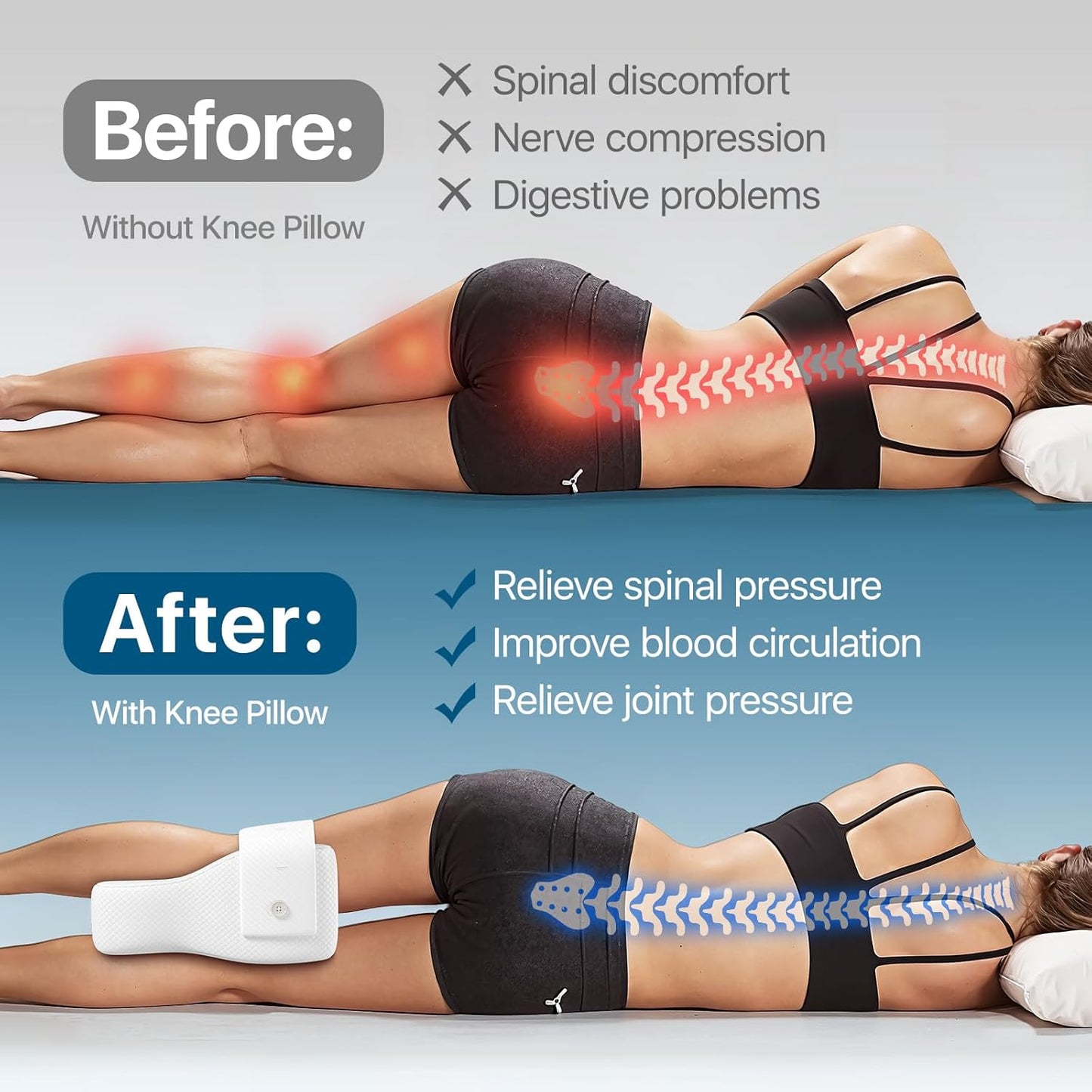 ComfyPillows® Leg Support